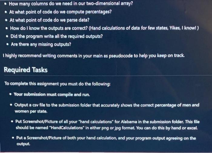 Solved In this assignment, we will be doing simple data | Chegg.com