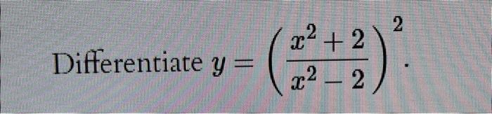 \( y=\left(\frac{x^{2}+2}{x^{2}-2}\right)^{2} \)