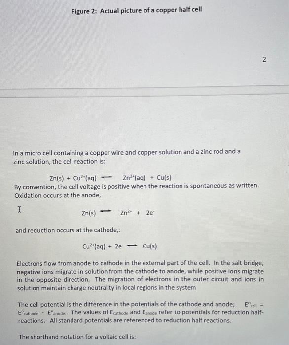 Experiment 7 Electrochemistry (#10) 1. Objective: To | Chegg.com