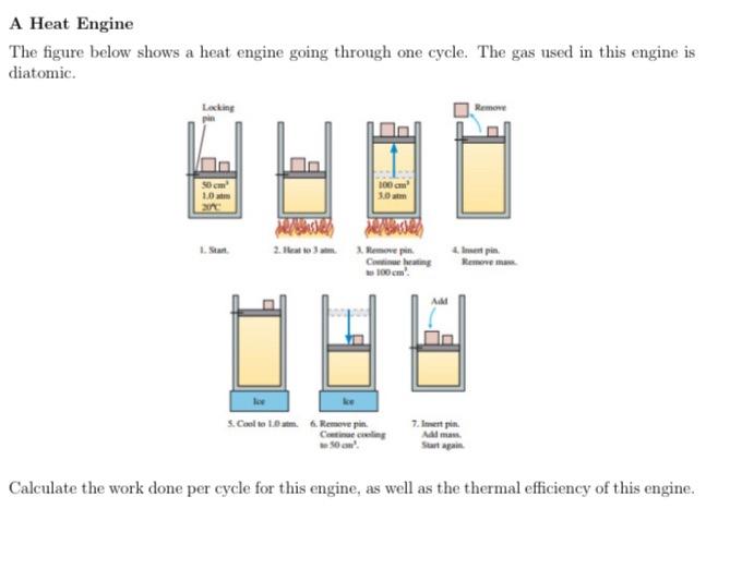 Solved A Heat Engine The figure below shows a heat engine | Chegg.com