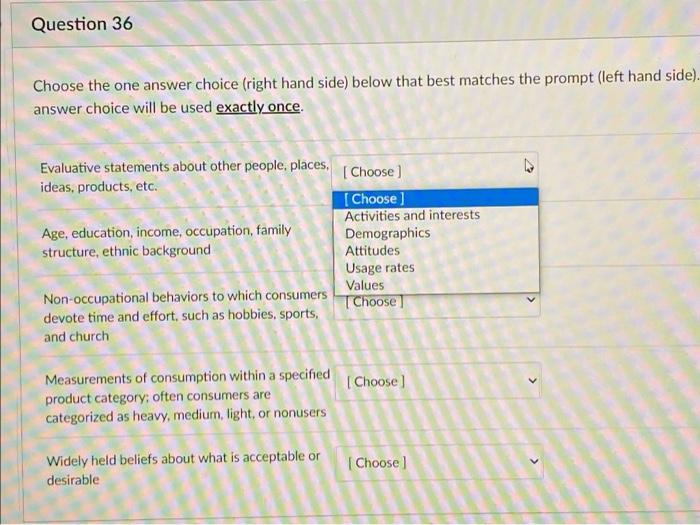 Solved 15 pts Question 1 Choose the one answer (right hand | Chegg.com