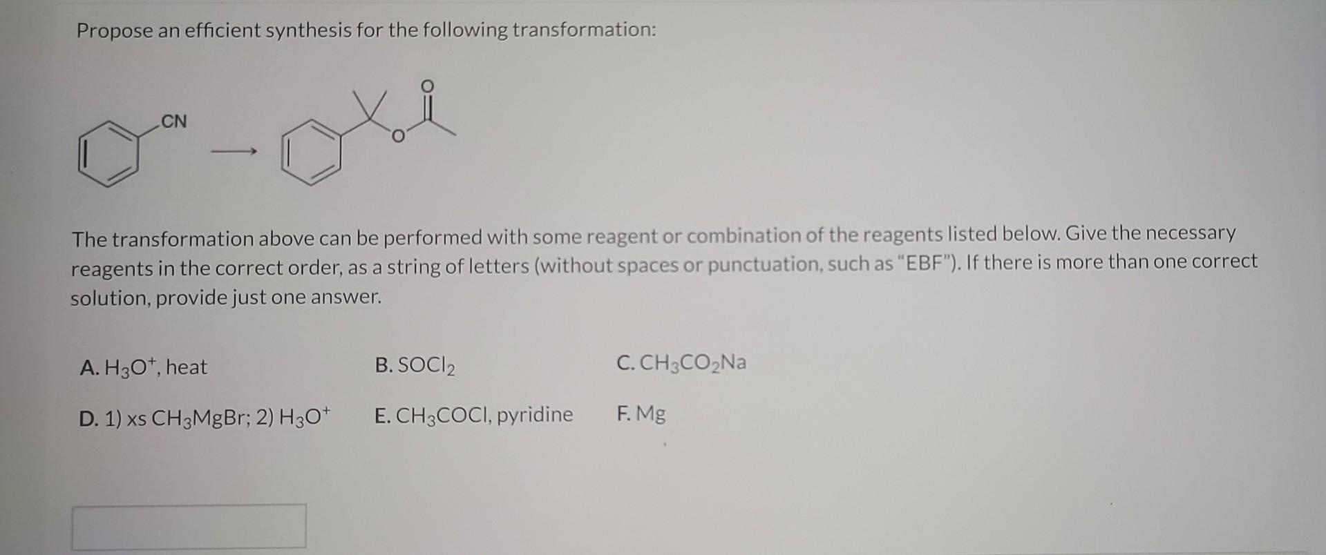 Solved Propose An Efficient Synthesis For The Following | Chegg.com