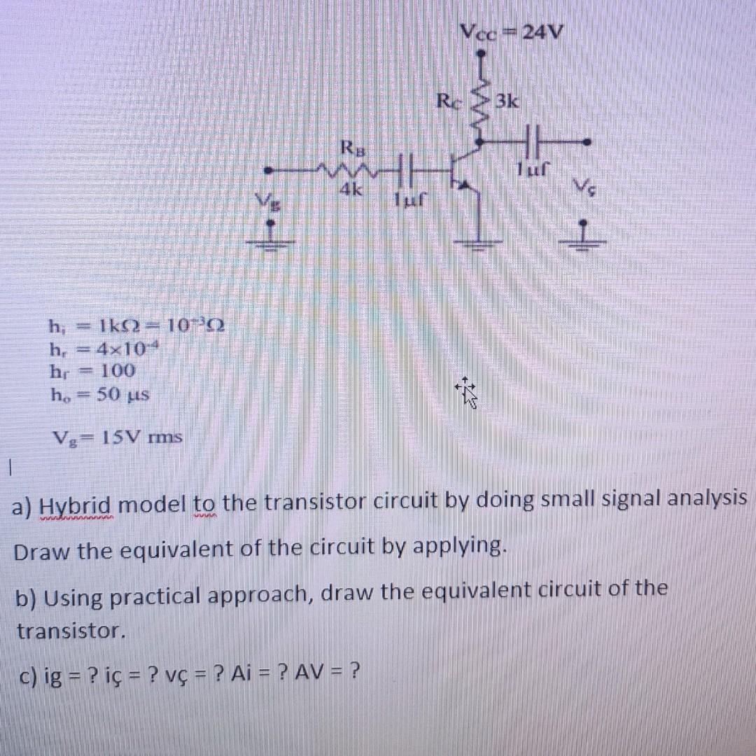Voc 24v R 3k Vg H 1km 10po H 4x10 Hr Ho 50 Chegg Com
