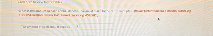 Solved Click here to view factor tables. What amount must be | Chegg.com