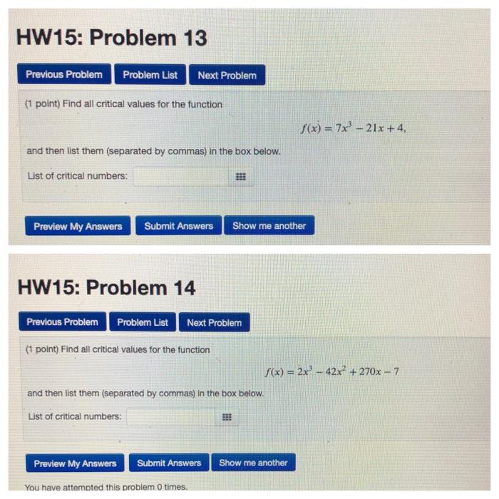 Solved HW15: Problem 13 Previous Problem Problem List Next | Chegg.com