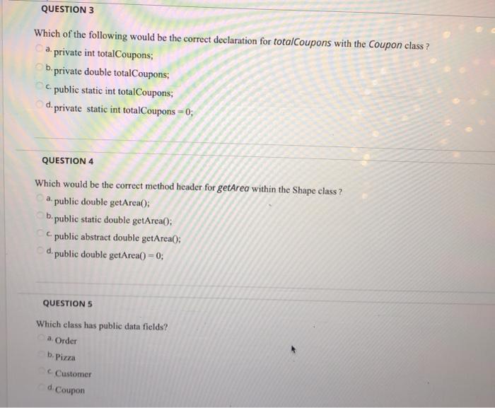 Solved QUESTION 1 1 point Questions 1 - 10 uses the | Chegg.com