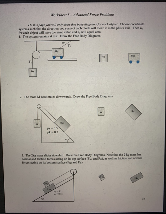 Drawing Free body Diagrams Worksheet Answers Howtodrawarosebush