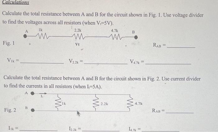 Solved Calculate The Total Resistance Between A And B For | Chegg.com