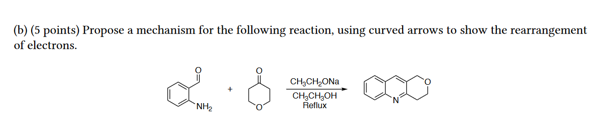 Solved B Points Propose A Mechanism For The Chegg Com