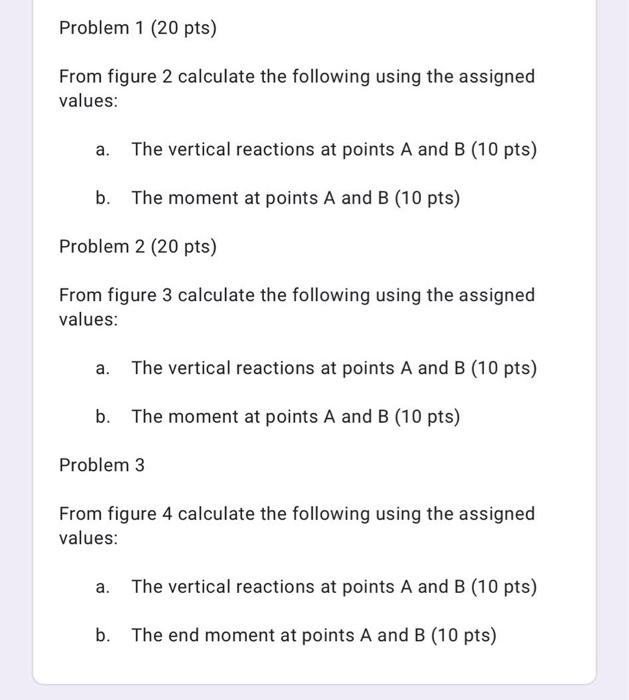 Solved Problem 1 (20 pts) From figure 2 calculate the | Chegg.com