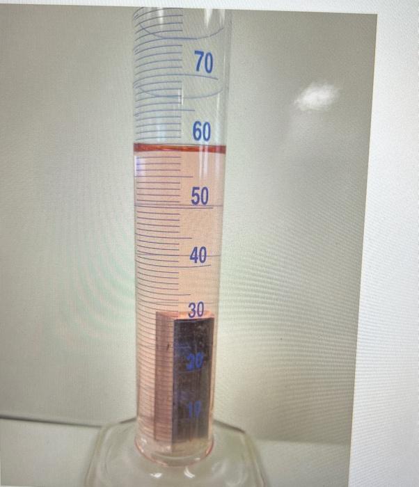Solved C. Measuring Volume of a Solid Materials 100−mL | Chegg.com
