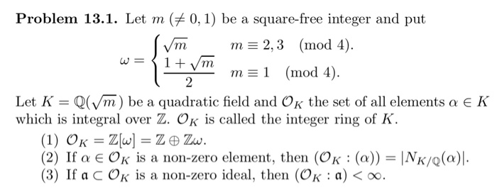 Problem 17 24 Let M 0 1 Be A Square Free Chegg Com