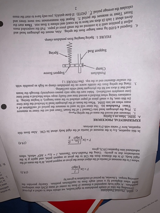 Damped harmonic motion lab report essay 08 picture