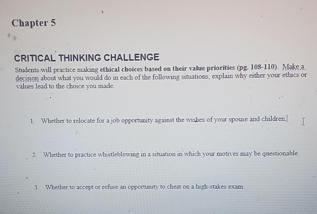 5.2 critical thinking challenge working with applications answers