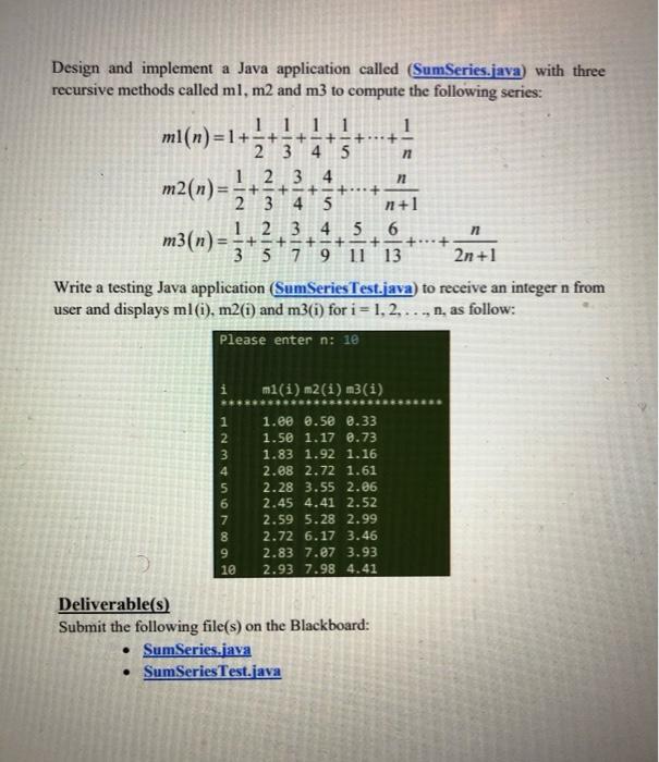Solved n n +-+-+-++ Design and implement a Java application | Chegg.com