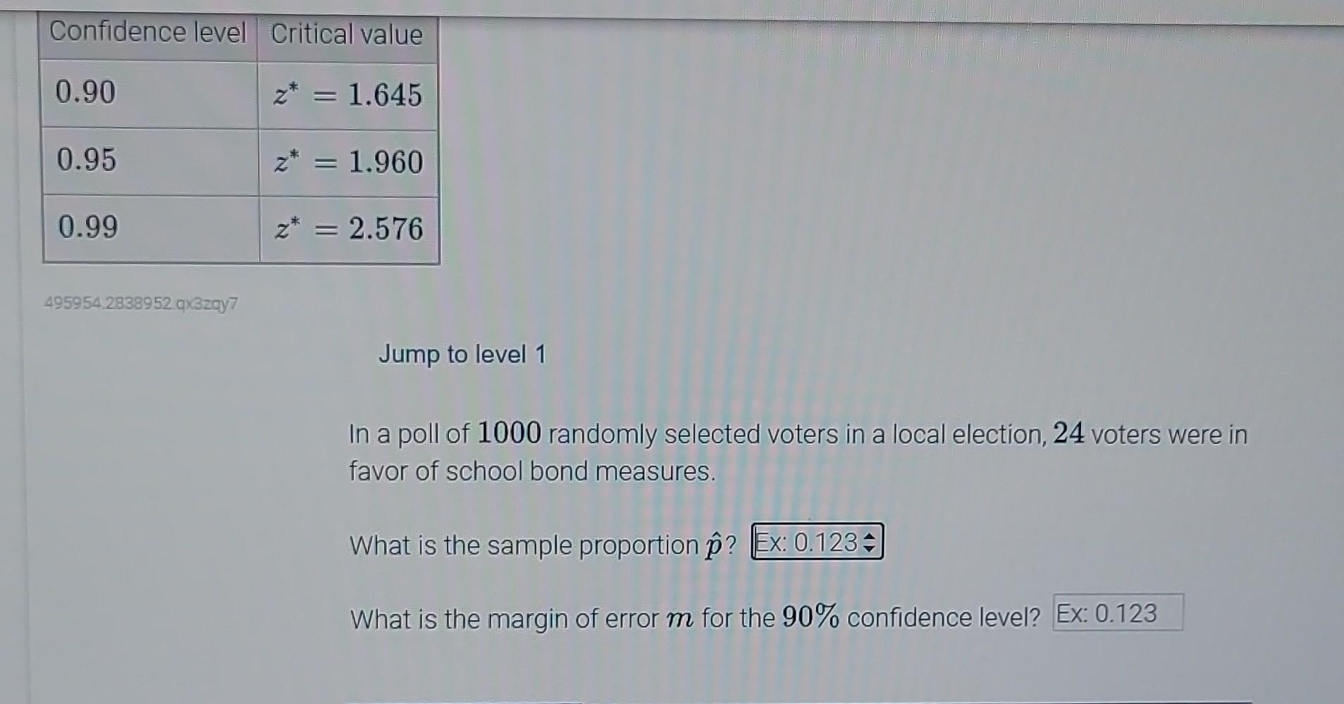 Solved Qx Zqy Jump To Level In A Poll Of Chegg Com