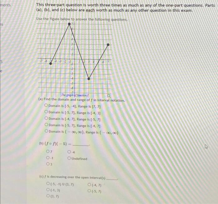 Solved ments This three-part question is worth three times | Chegg.com