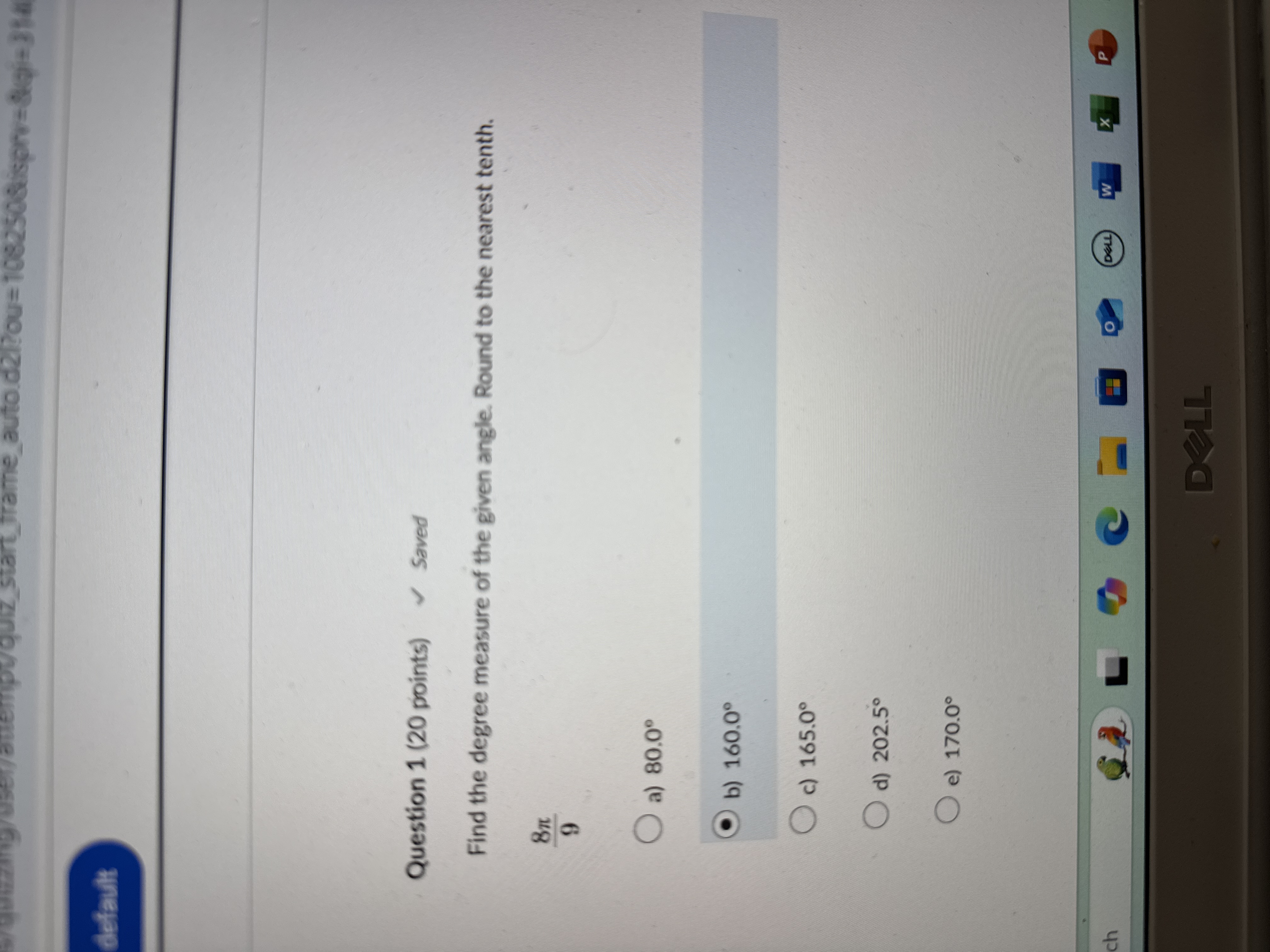 Solved Question 1 (20 ﻿points)Find the degree measure of | Chegg.com