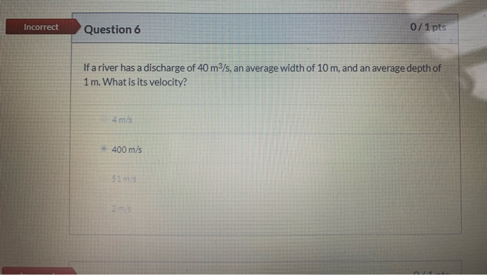 Solved Incorrect Question 9 0 / 1 pts How much rain fell | Chegg.com