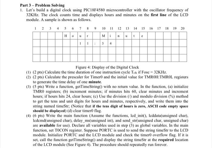 Solved Part 3 - Problem Solving 1. Let's build a digital | Chegg.com