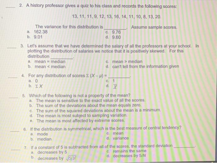 solved-2-a-history-professor-gives-a-quiz-to-his-class-and-chegg