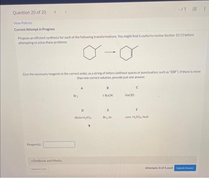 Solved Propose An Efficient Synthesis For Each Of The | Chegg.com