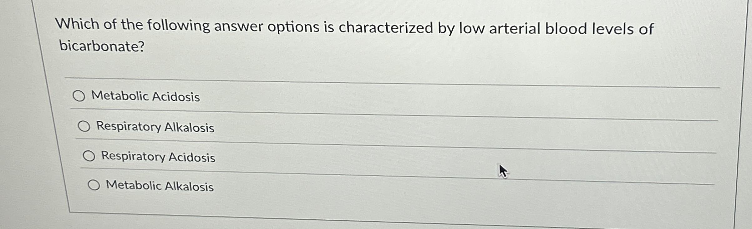 Solved Which Of The Following Answer Options Is Chegg Com