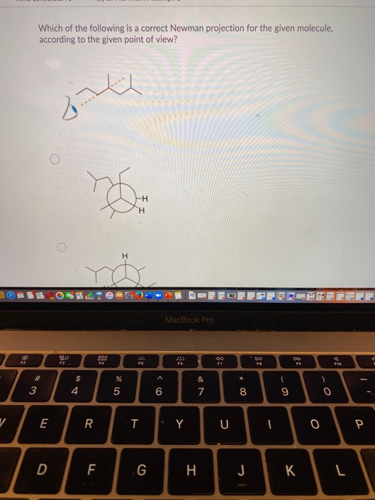 Solved Which of the following is a correct Newman projection | Chegg.com