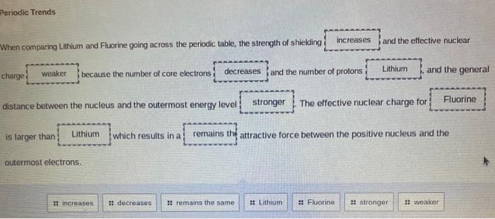 Solved Which statement is the best reason why the atomic | Chegg.com