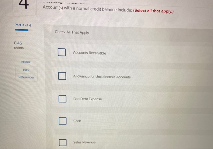 solved-4-account-s-with-a-normal-credit-balance-include-chegg