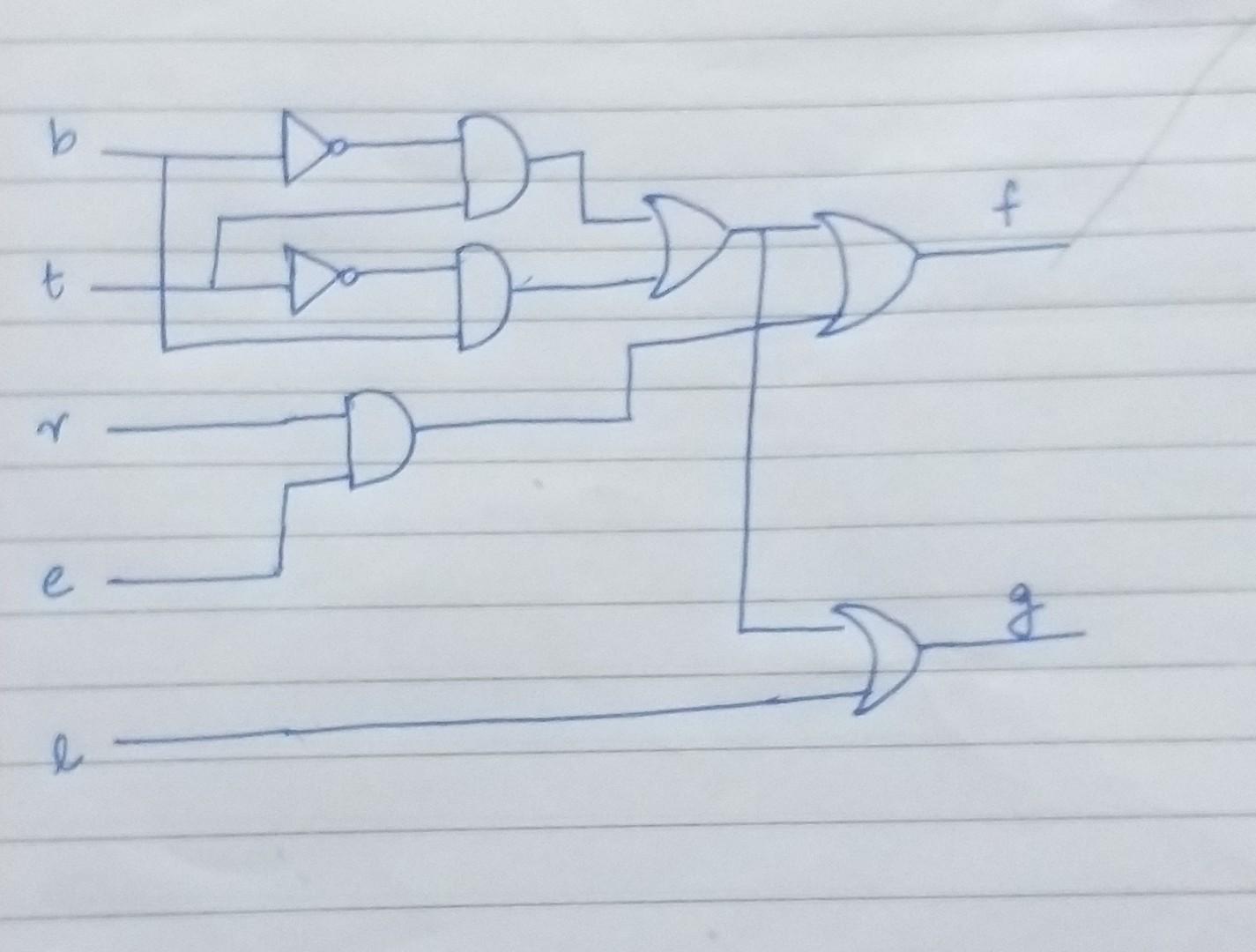 Solved Please Build A Neat And Precise Logic Circuit Using 