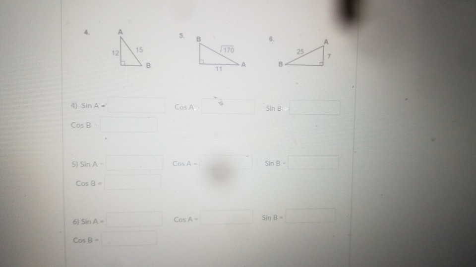 cos a 4 5 sin b 12 13