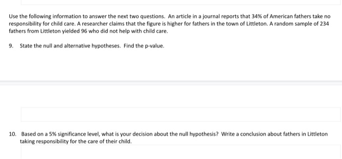 Solved Use the following information to answer the next two | Chegg.com