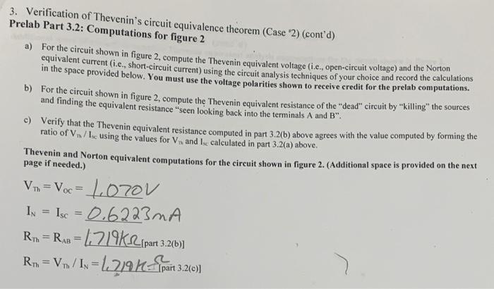 Solved find the values for the given circuit. make sure they | Chegg.com
