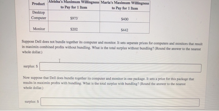 Solved The Dell Computer Company Has Two Customers Aleis