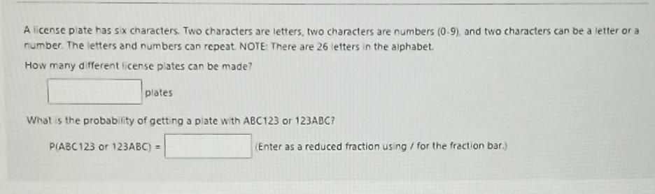 solved-a-license-plate-has-six-characters-two-characters-chegg