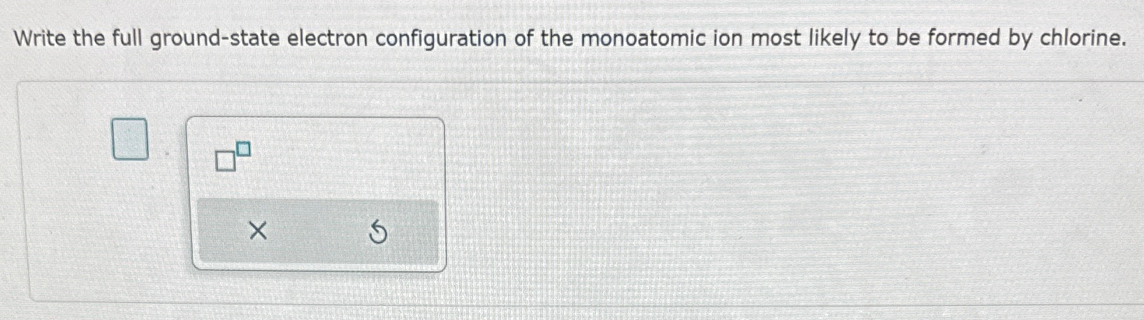 Solved Write the full ground-state electron configuration of | Chegg.com