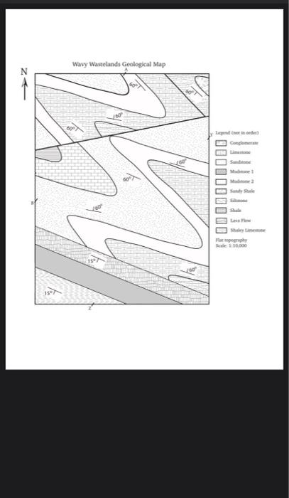 Solved Prepare a cross-section through the map from position | Chegg.com