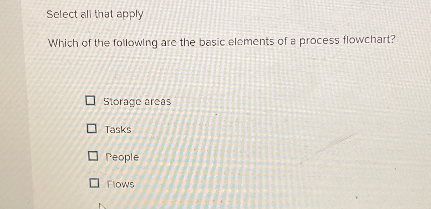 Solved Select all that applyWhich of the following are the | Chegg.com