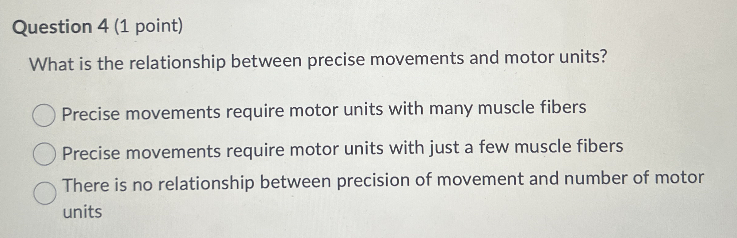 Solved Question 4 (1 ﻿point)What is the relationship between | Chegg.com
