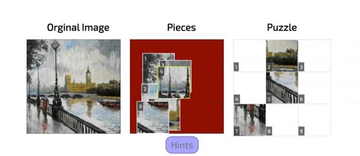 Solved SUBJECT You will implement a puzzle using HTML, CSS, | Chegg.com