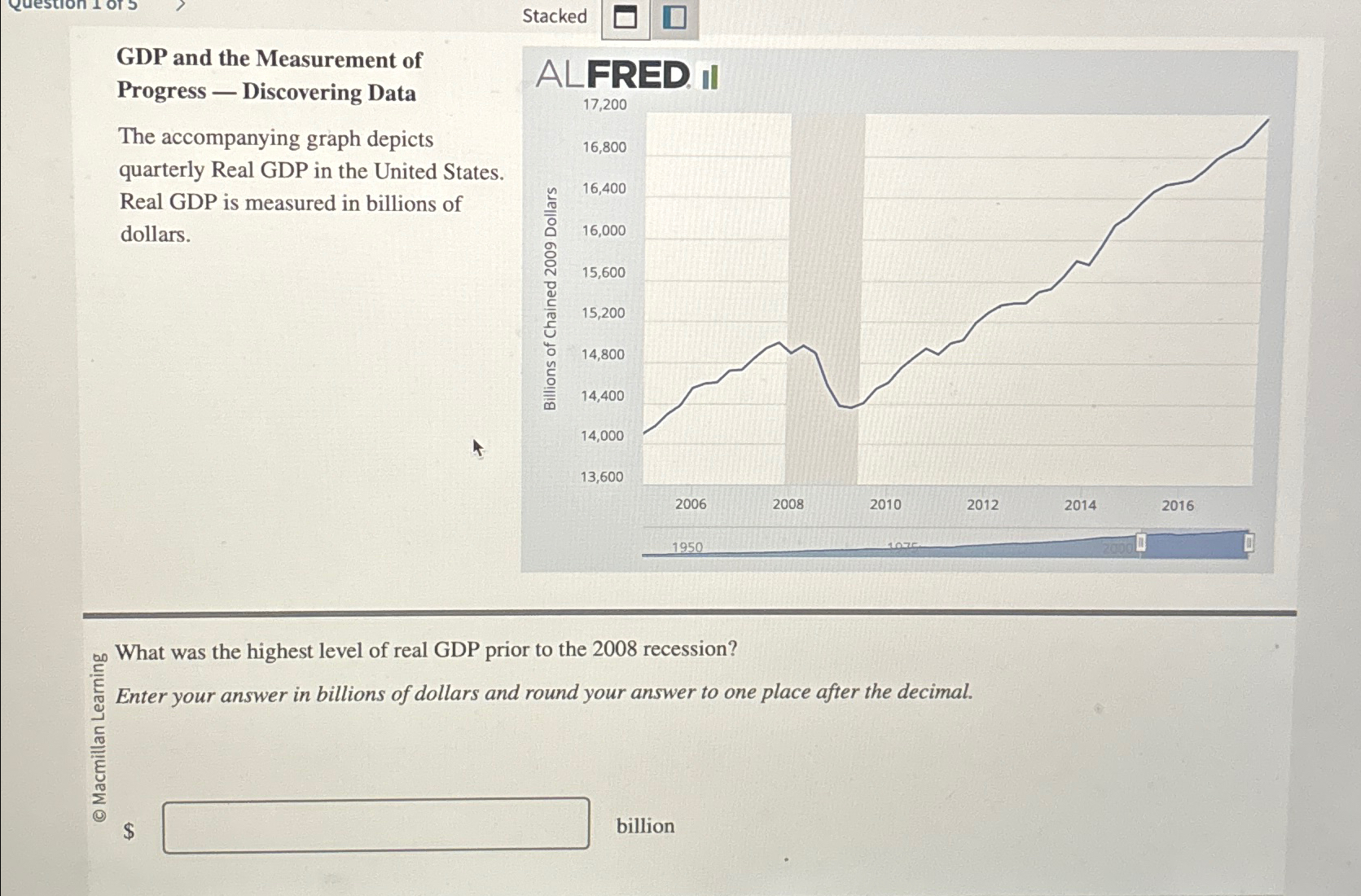 Solved GDP And The Measurement Of Progress - ﻿Discovering | Chegg.com