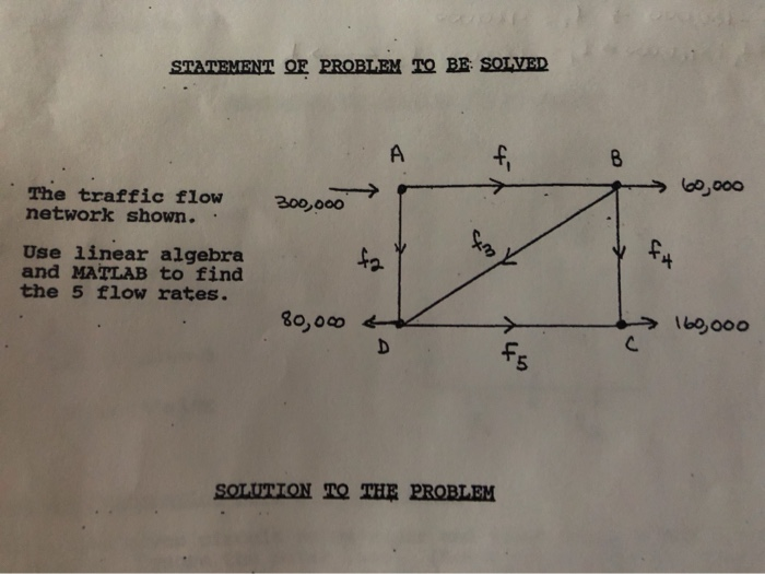 Solved: STATEMENT OF PROBLEM TO BE SOLVED A B 60,000 The