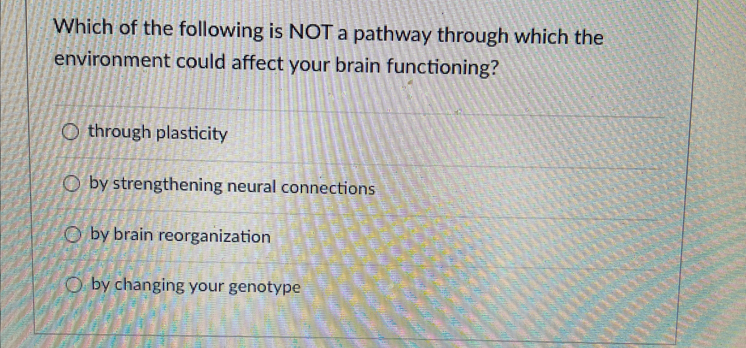 Solved Which of the following is NOT a pathway through which | Chegg.com