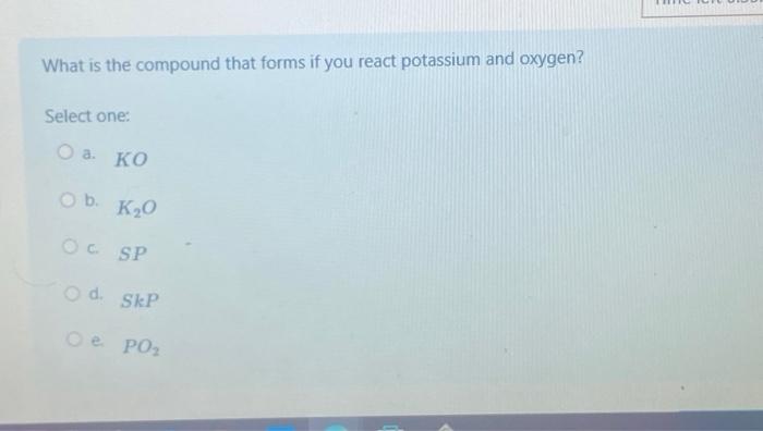 Solved What is the compound that forms if you react | Chegg.com