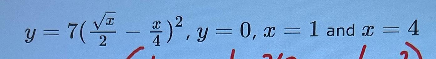 y-7-x22-x4-2-y-0-x-1-and-x-4-chegg