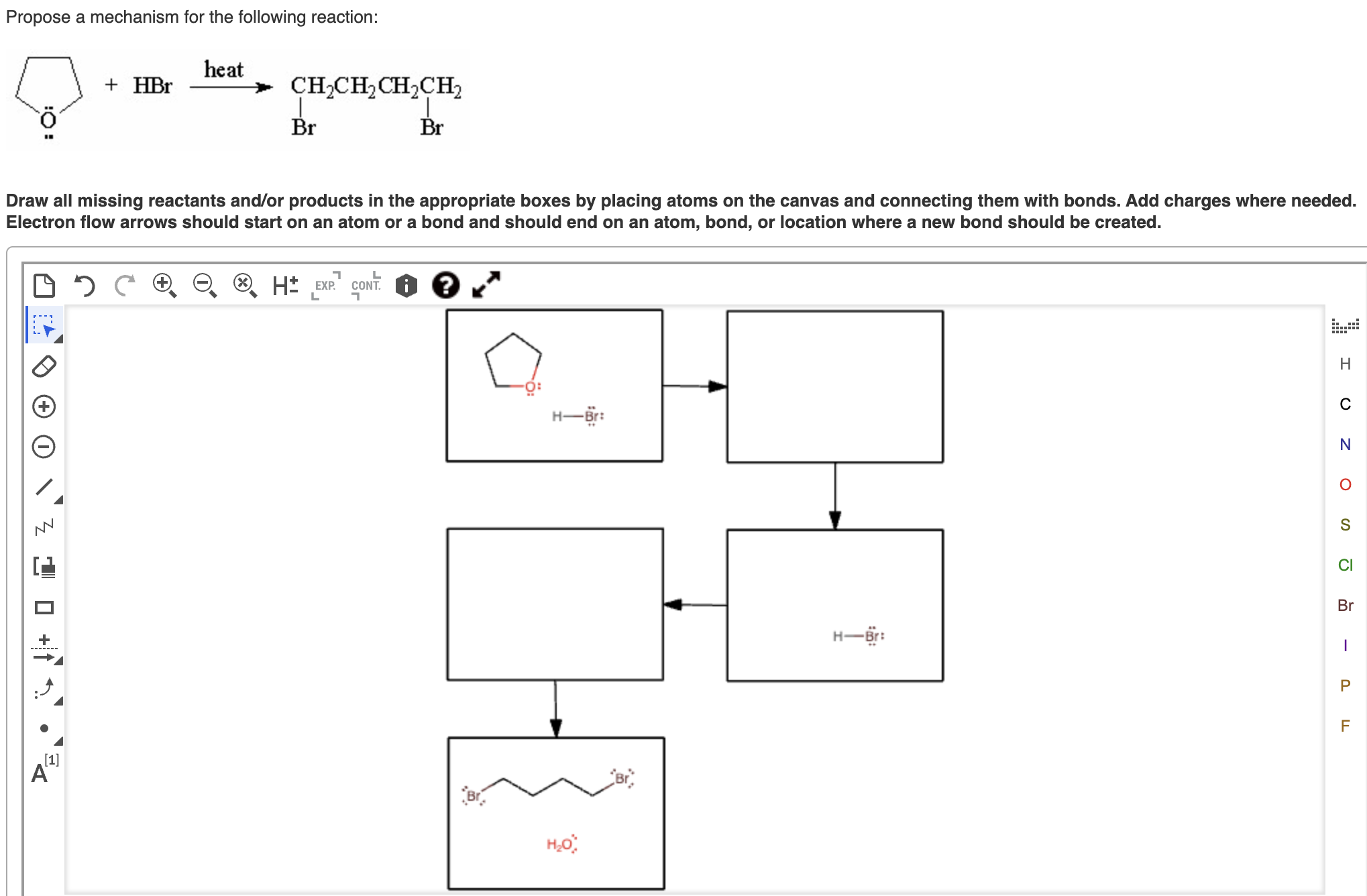 Solved Propose a mechanism for the following reaction: | Chegg.com