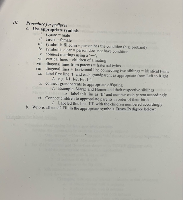 Solved Experiment 5A. 238: Simpson's Pedigree Assignment, | Chegg.com
