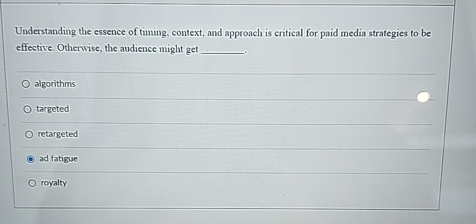 Solved Understanding the essence of timing, context, and | Chegg.com