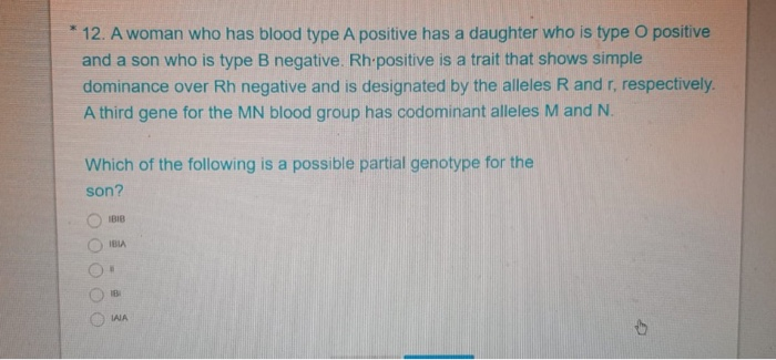 what ethnicity has a negative blood type